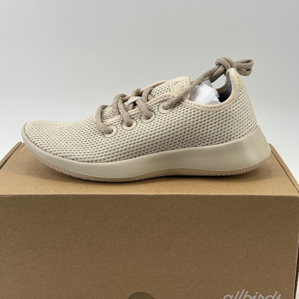 Allbirds Tree Runner Women 5 Wheat Dark Beige TR3WWHE050 New Sneakers Walking